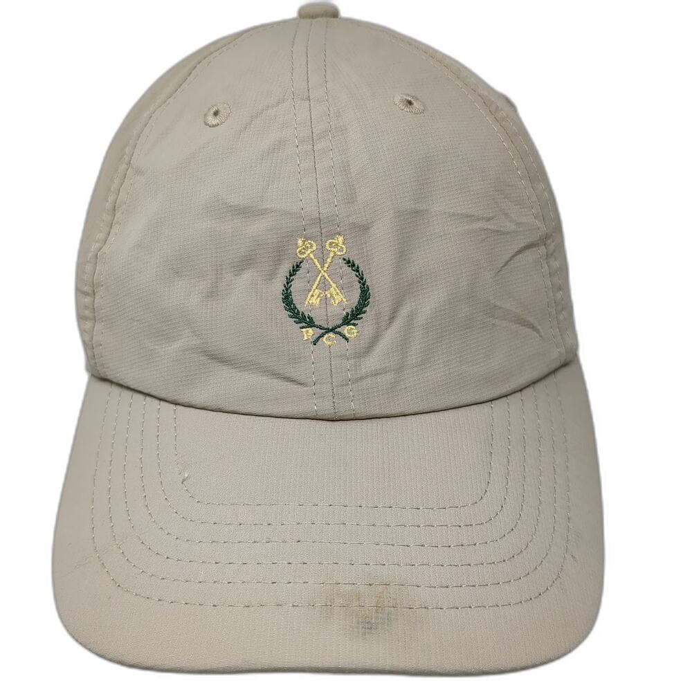 Imperial Baseball Cap Beige One Size Caddie Polyester Lightweight Slideback Hat